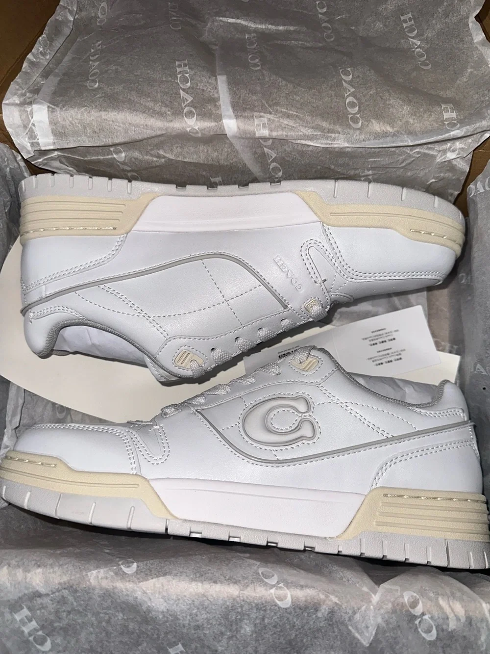 Coach Women’s Soho Sneakers with Cream Accents 👟